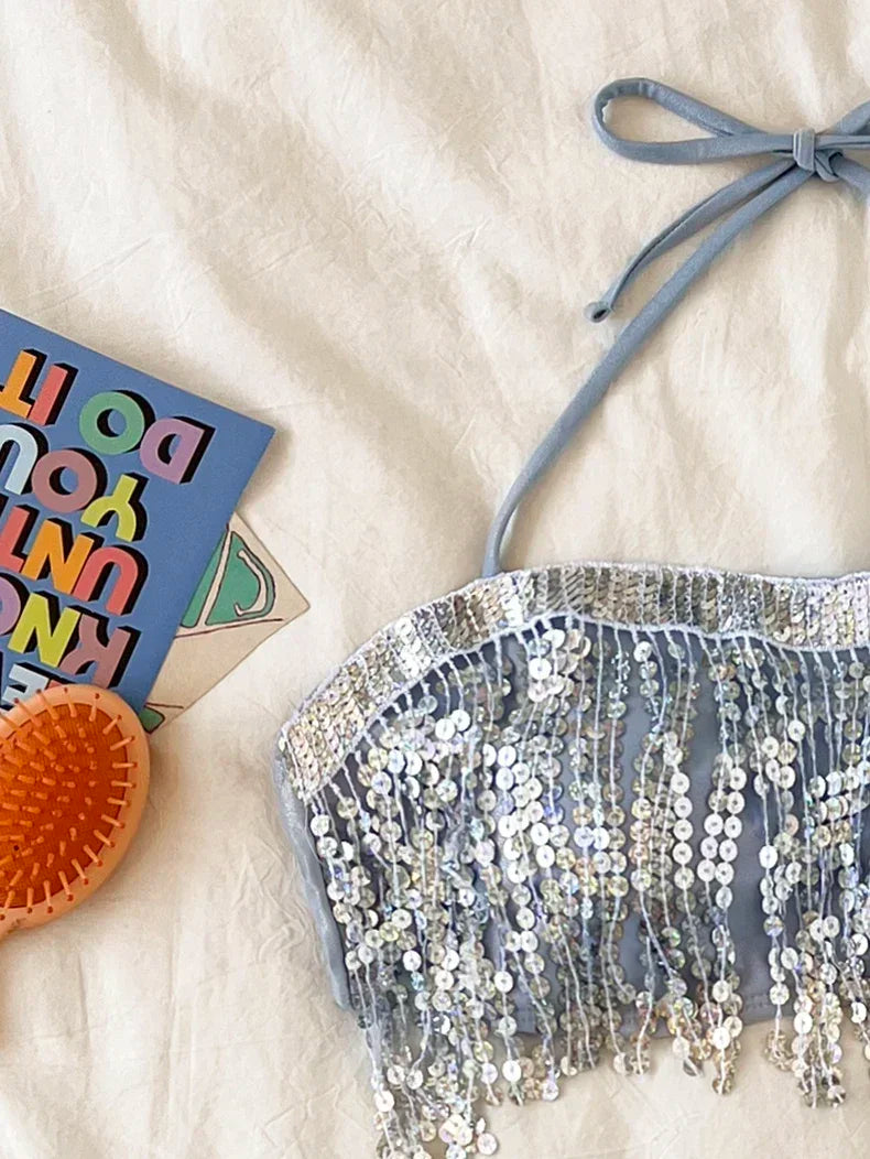 Shiny Glitter Bikini Set