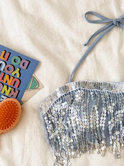 Shiny Glitter Bikini Set