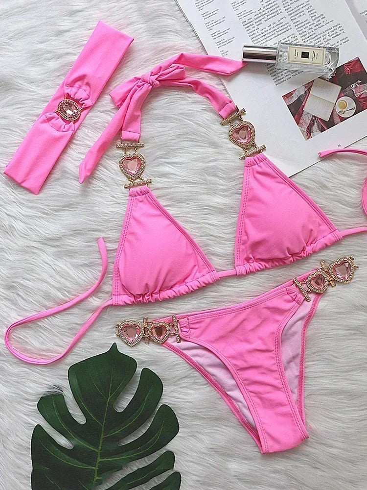 Rhinestone Swimsuit