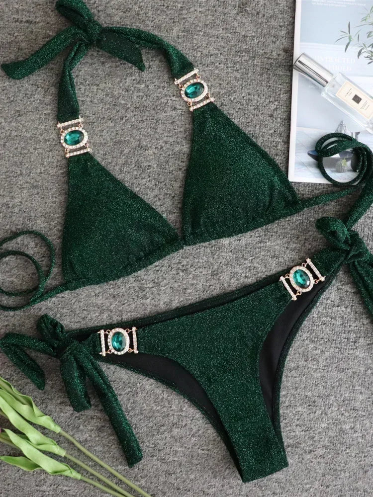 Rhinestone Swimsuit
