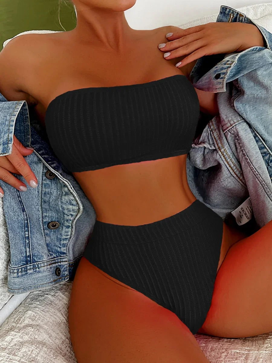 Glitter Sparkling Female Swimsuit