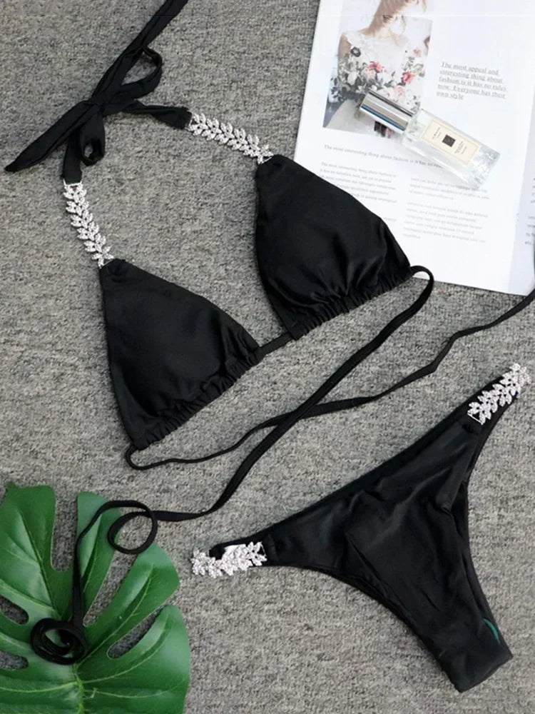 Rhinestone Swimsuit