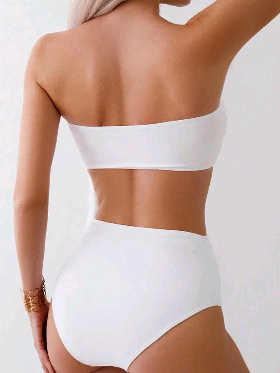 XS - XL 3D Flower Bandeau Bikini