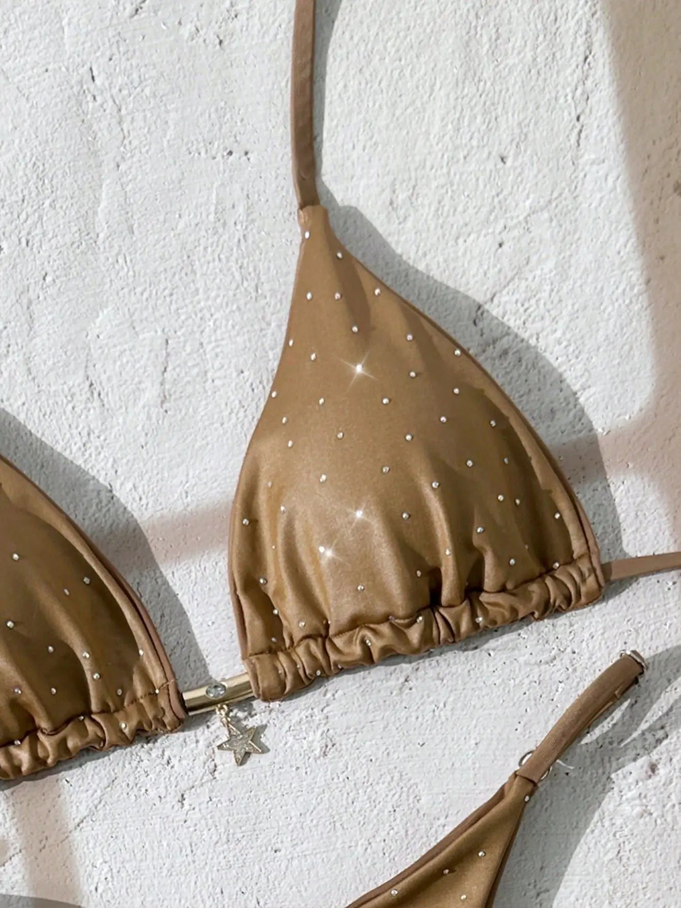 Sexy Diamond Coffee Bikini Set