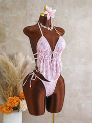 Sexy Sequin Pink Bikini
