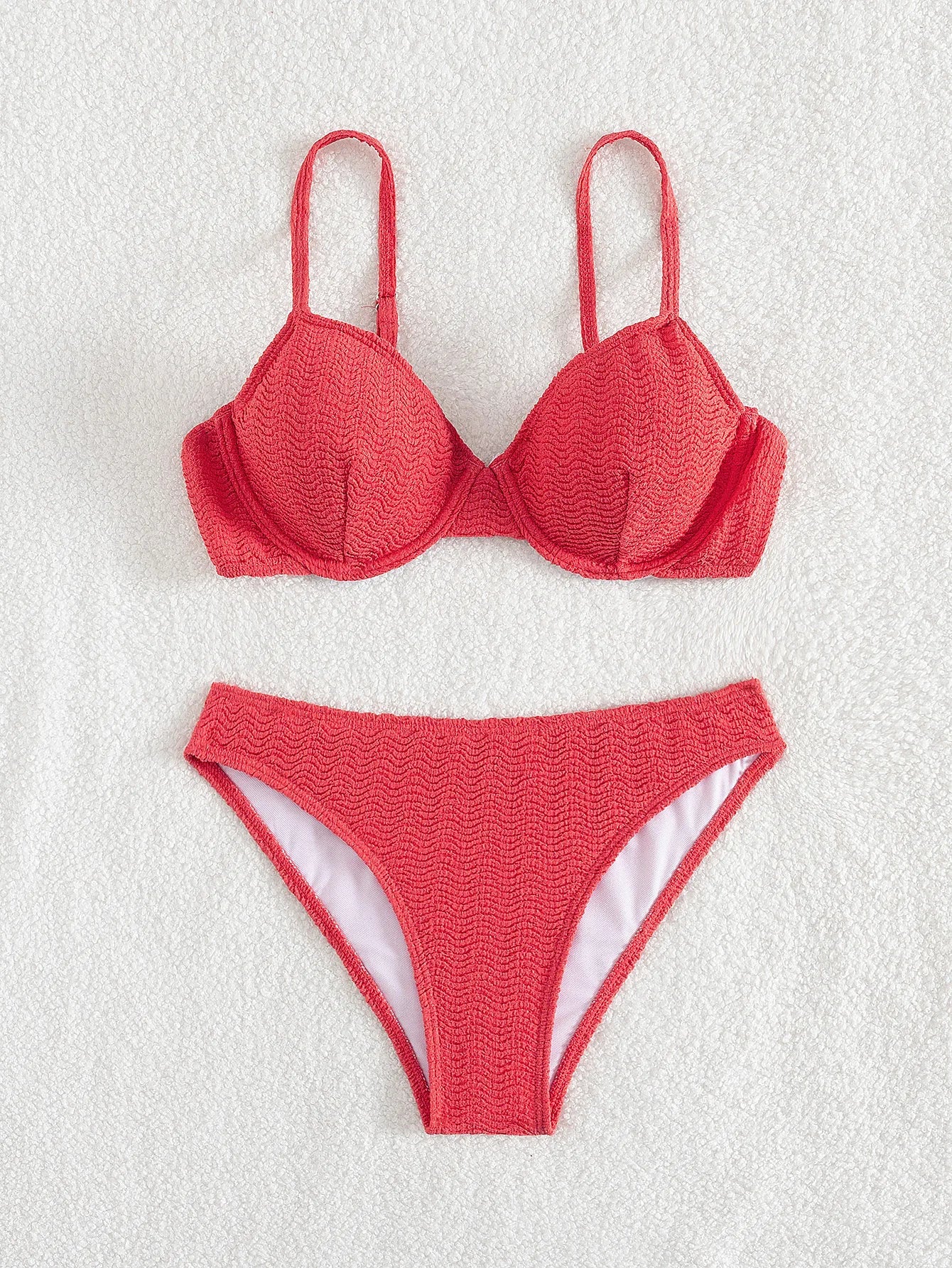 Sexy Red Underwire Bikini