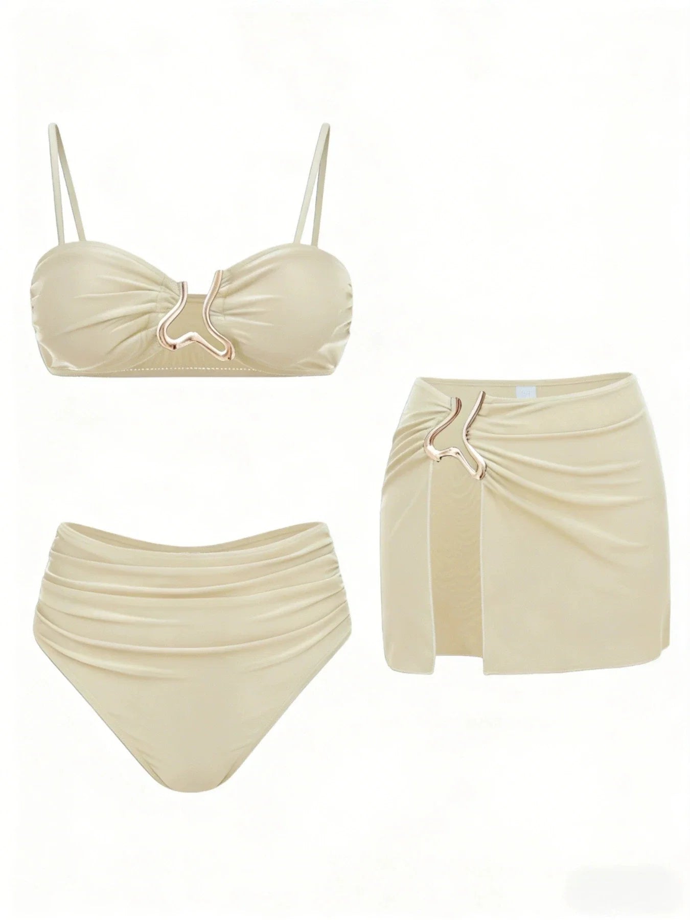 Sexy Detachable Shoulder Bikini Set