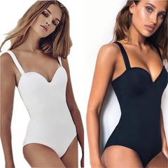 Sexy Underwired Bra Cup One Piece Swimsuit