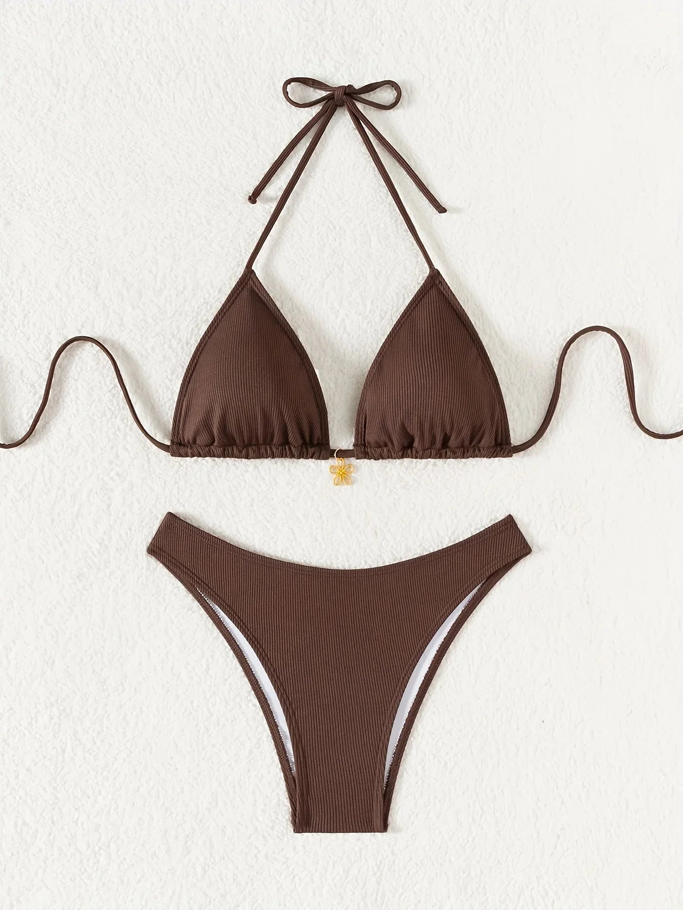 Sexy Coffee Bikini Set