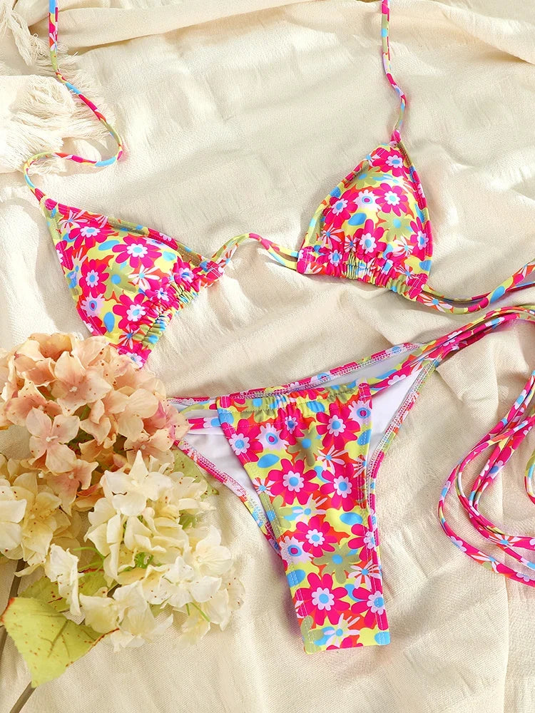 Floral Print Bikini