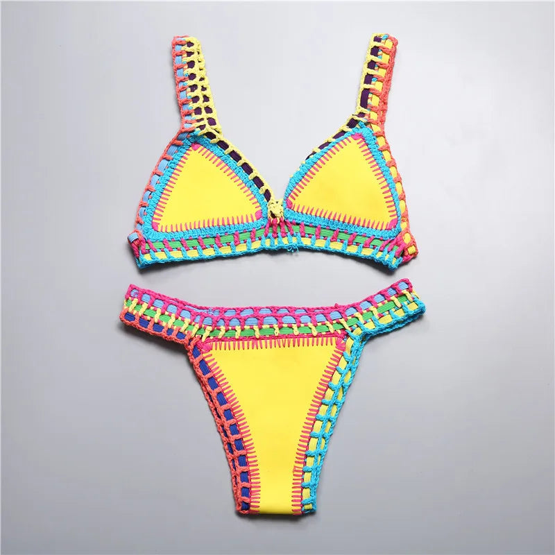 Handmade Crochet Knit Swimwear