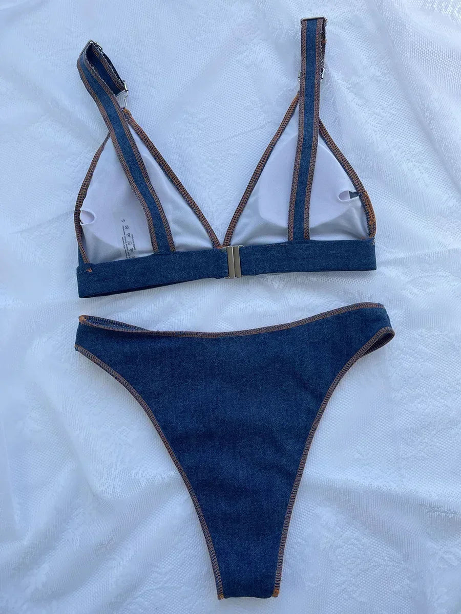 Sexy Denim Bikini