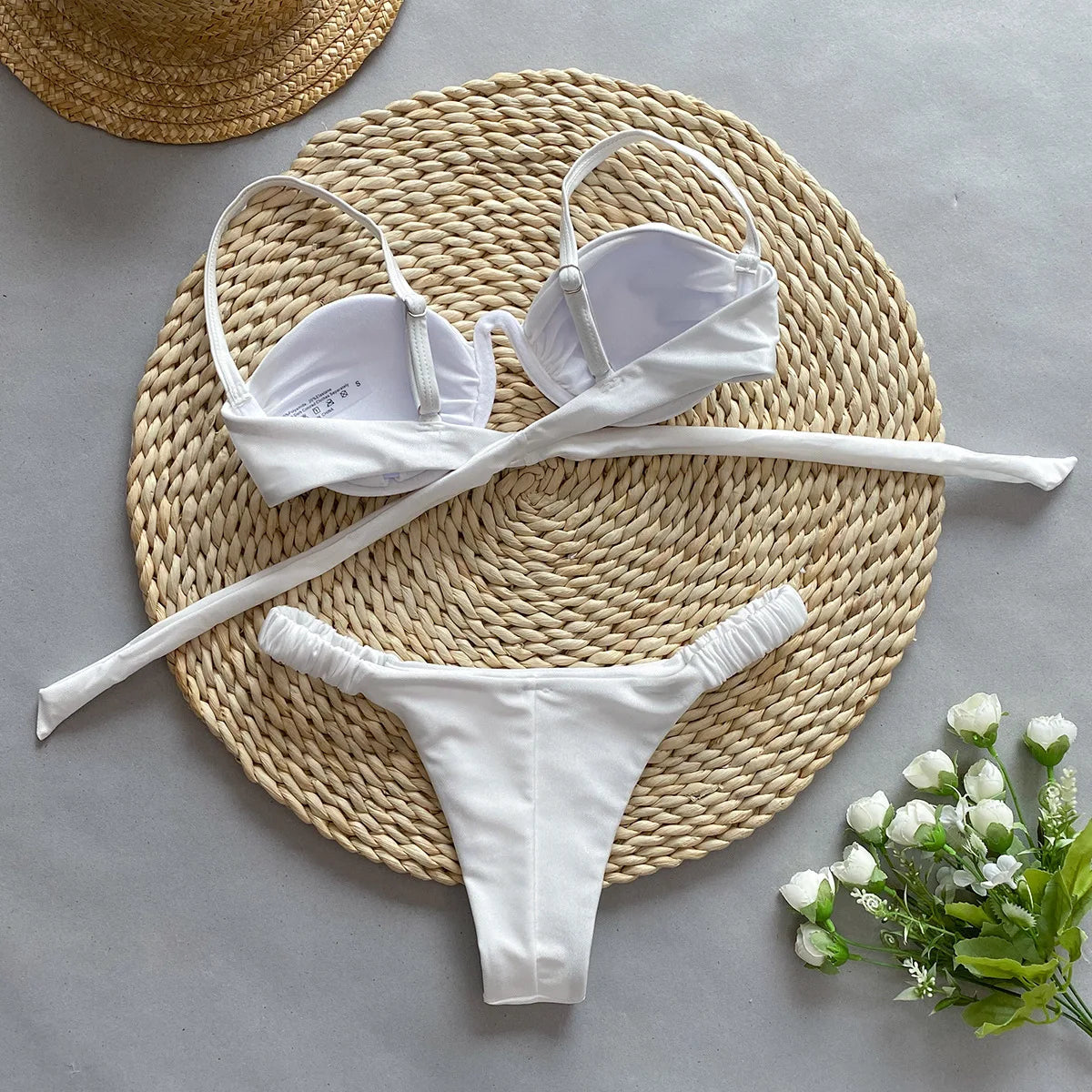 Sexy White Black Bikini