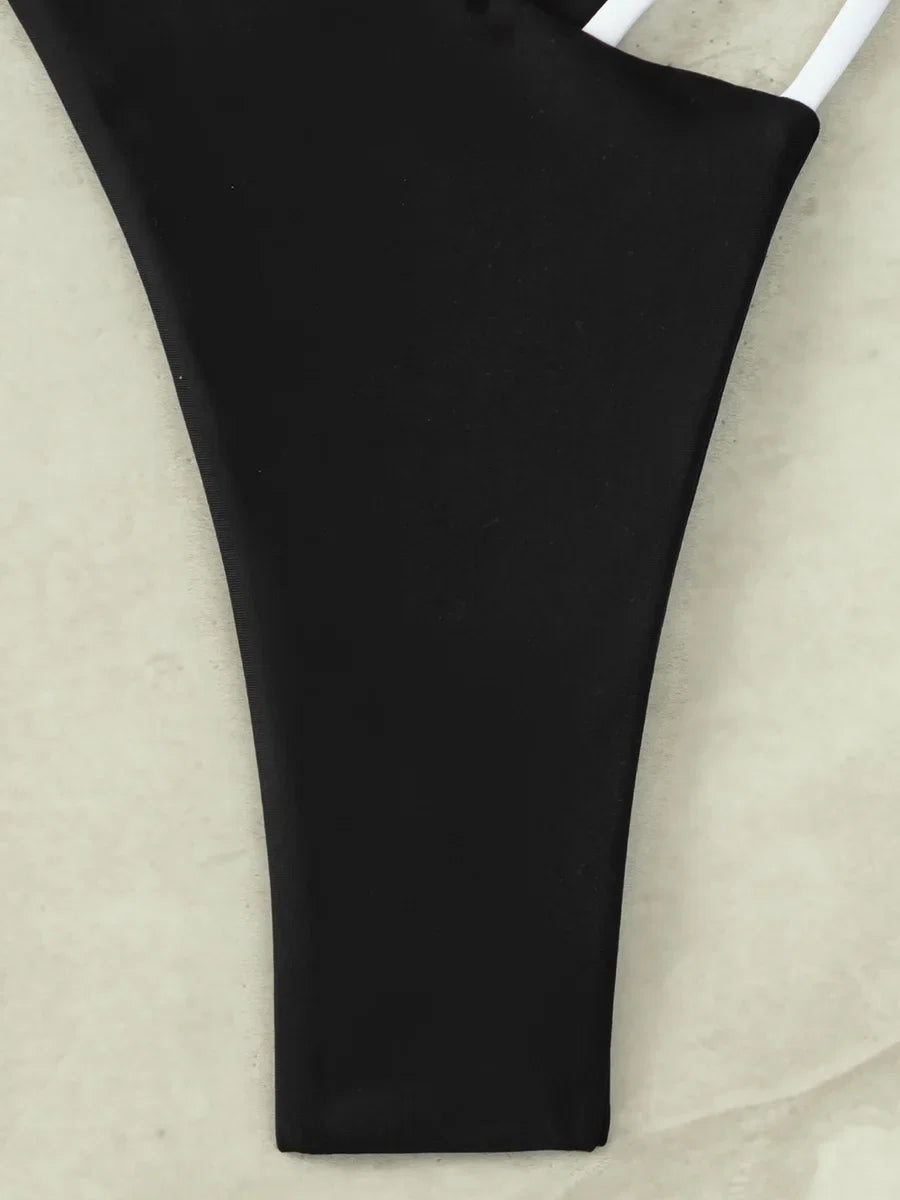 Asymmetric Mini Micro Thong Bikini