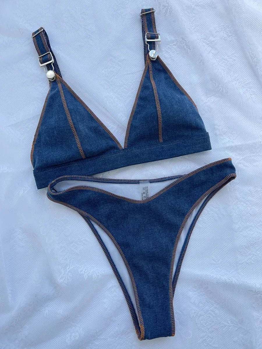 Sexy Denim Bikini