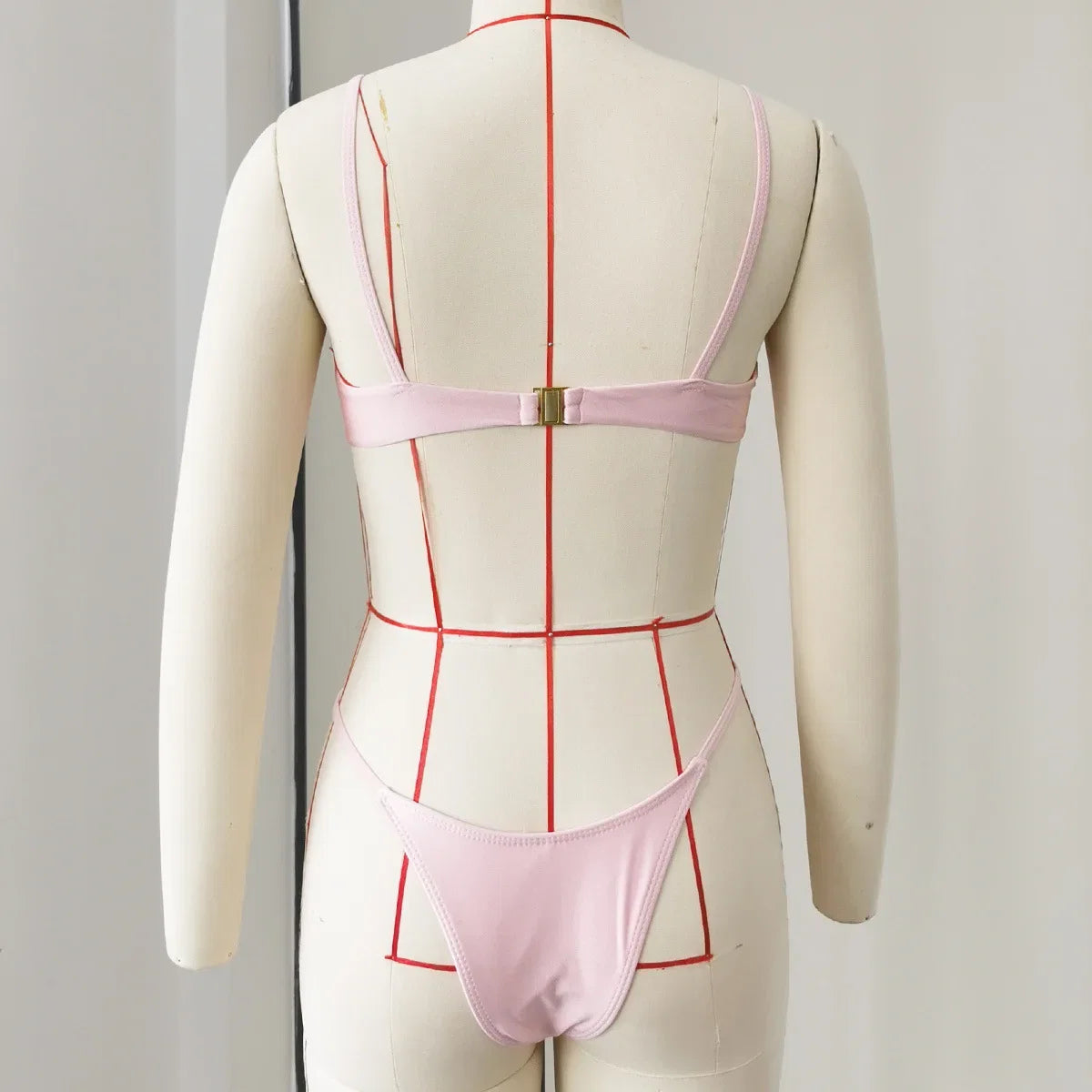 Sexy Pink Micro Bikini Set
