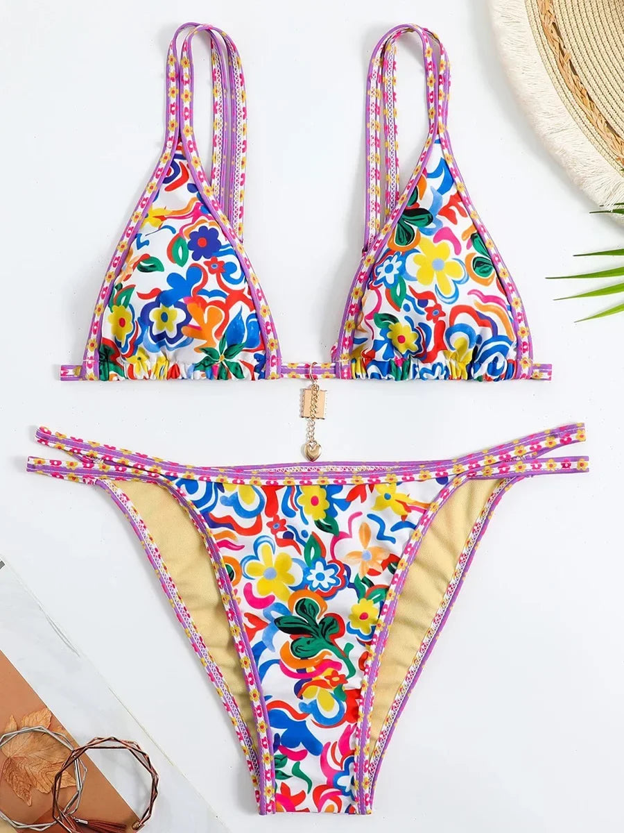 Floral Printed Bikini