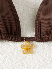 Sexy Coffee Bikini Set