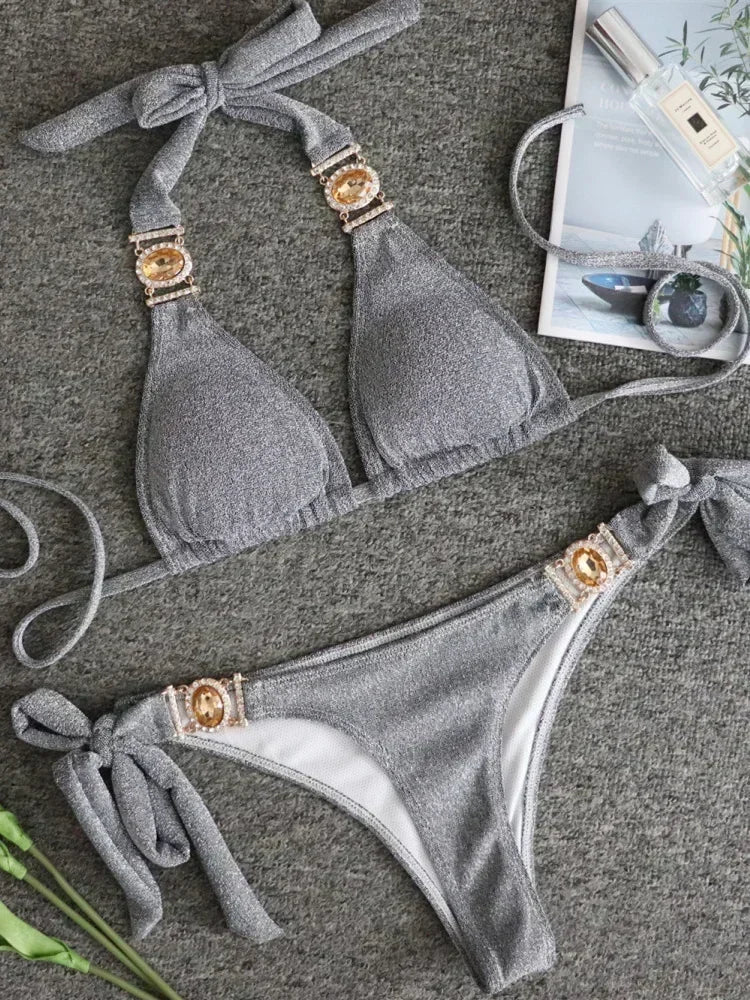 Rhinestone Swimsuit