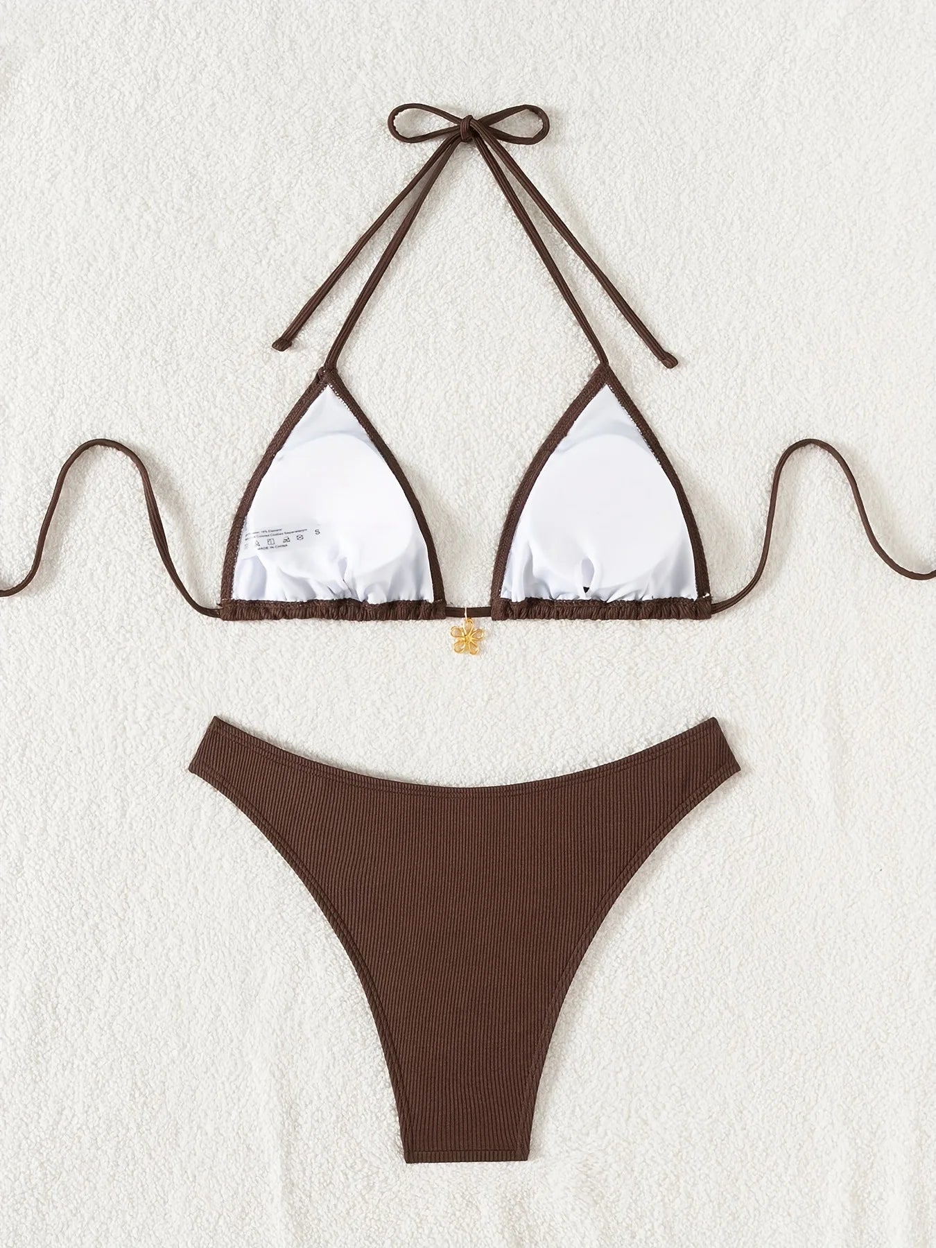 Sexy Coffee Bikini Set