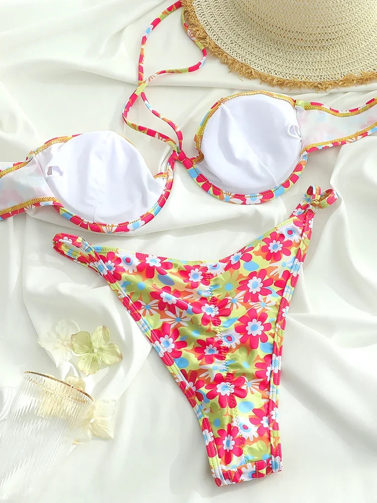 Cup Swimwear Sexy Bikini