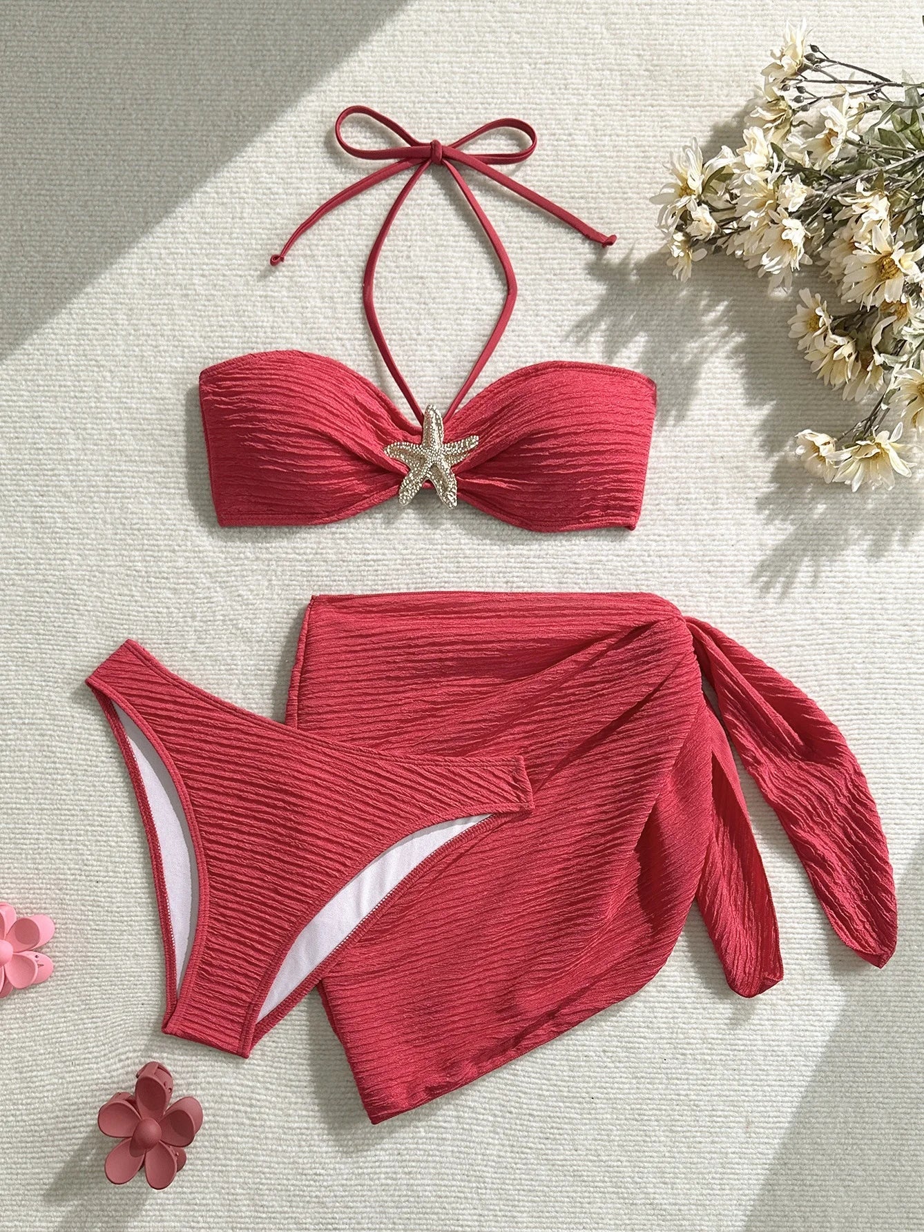 Sexy Metal Starfish Bikini
