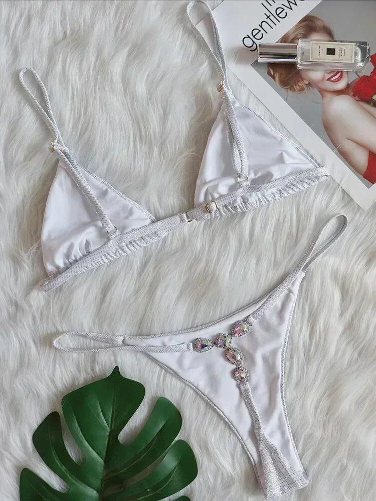 Rhinestone Swimsuit