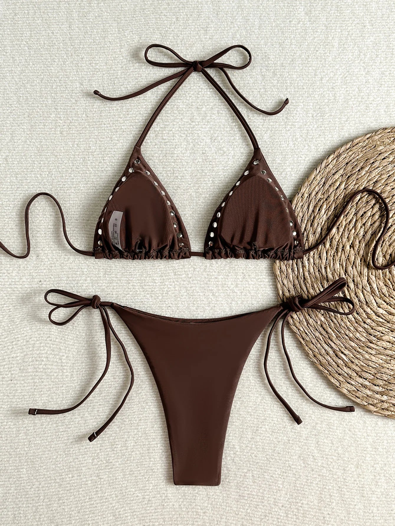 Sexy Rivet Bikini Set