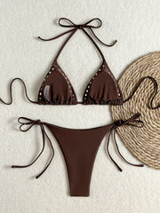 Sexy Rivet Bikini Set