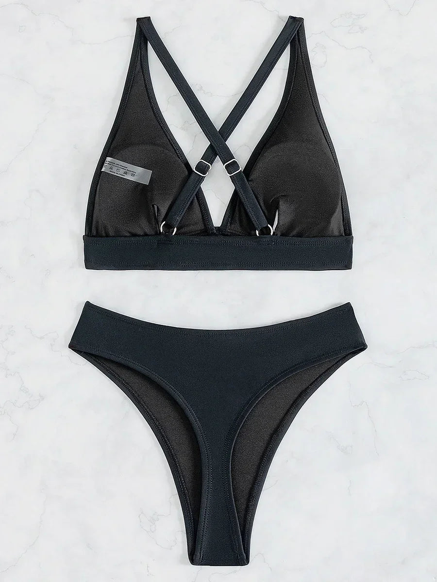 Cross Back Mini Micro Thong Bikini
