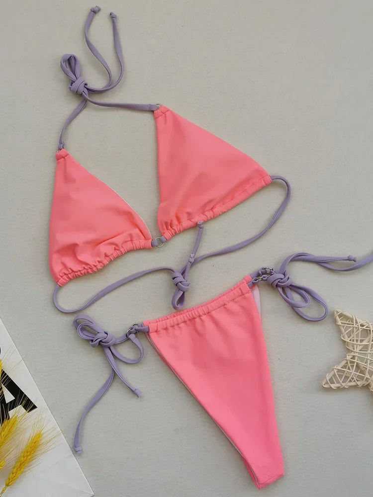 Polka Dot Mini Micro String Bikini