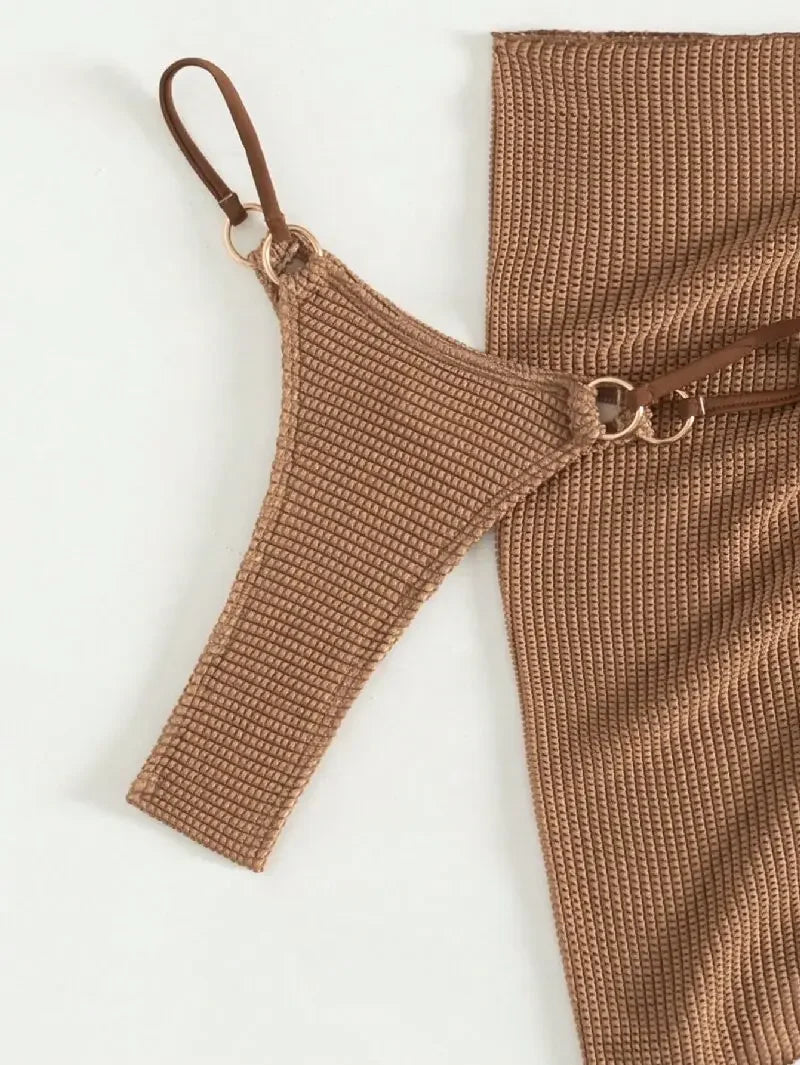 Sexy Brown Bikini Set