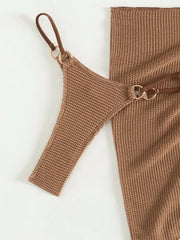 Sexy Brown Bikini Set