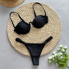 Sexy White Black Bikini