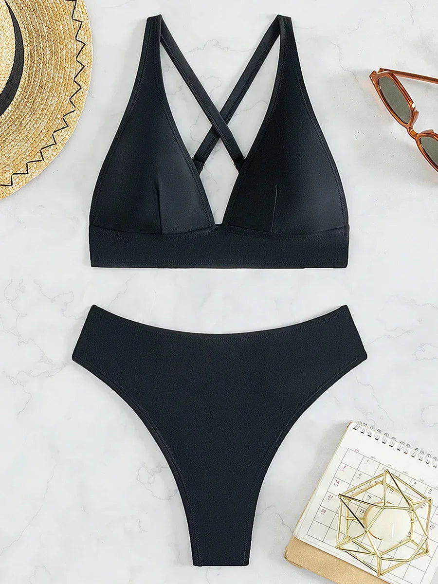 Cross Back Mini Micro Thong Bikini