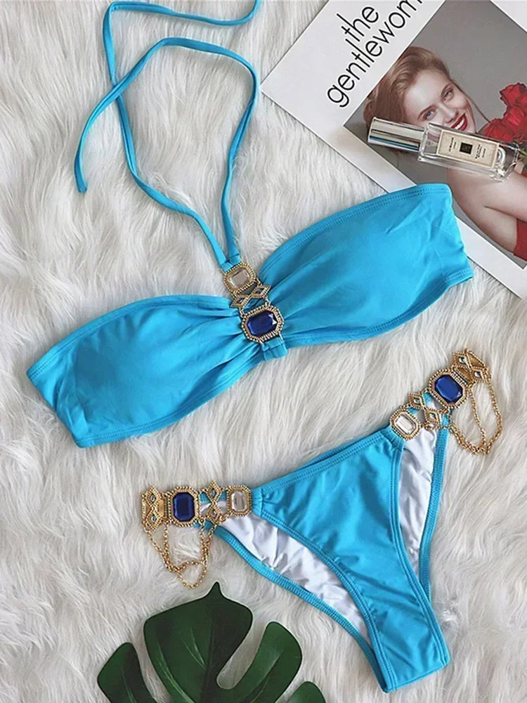 Rhinestone Swimsuit