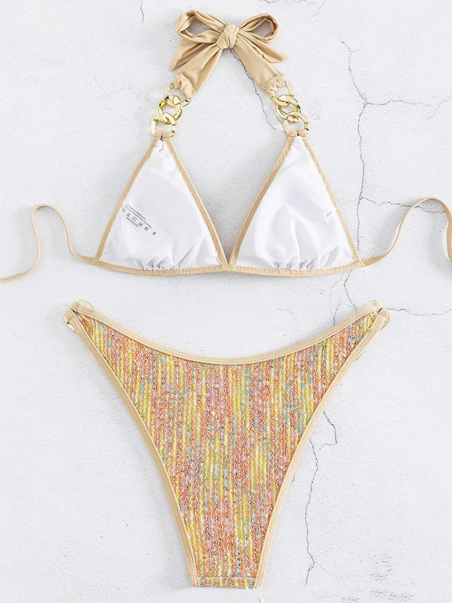 Shiny Sequins Bikini