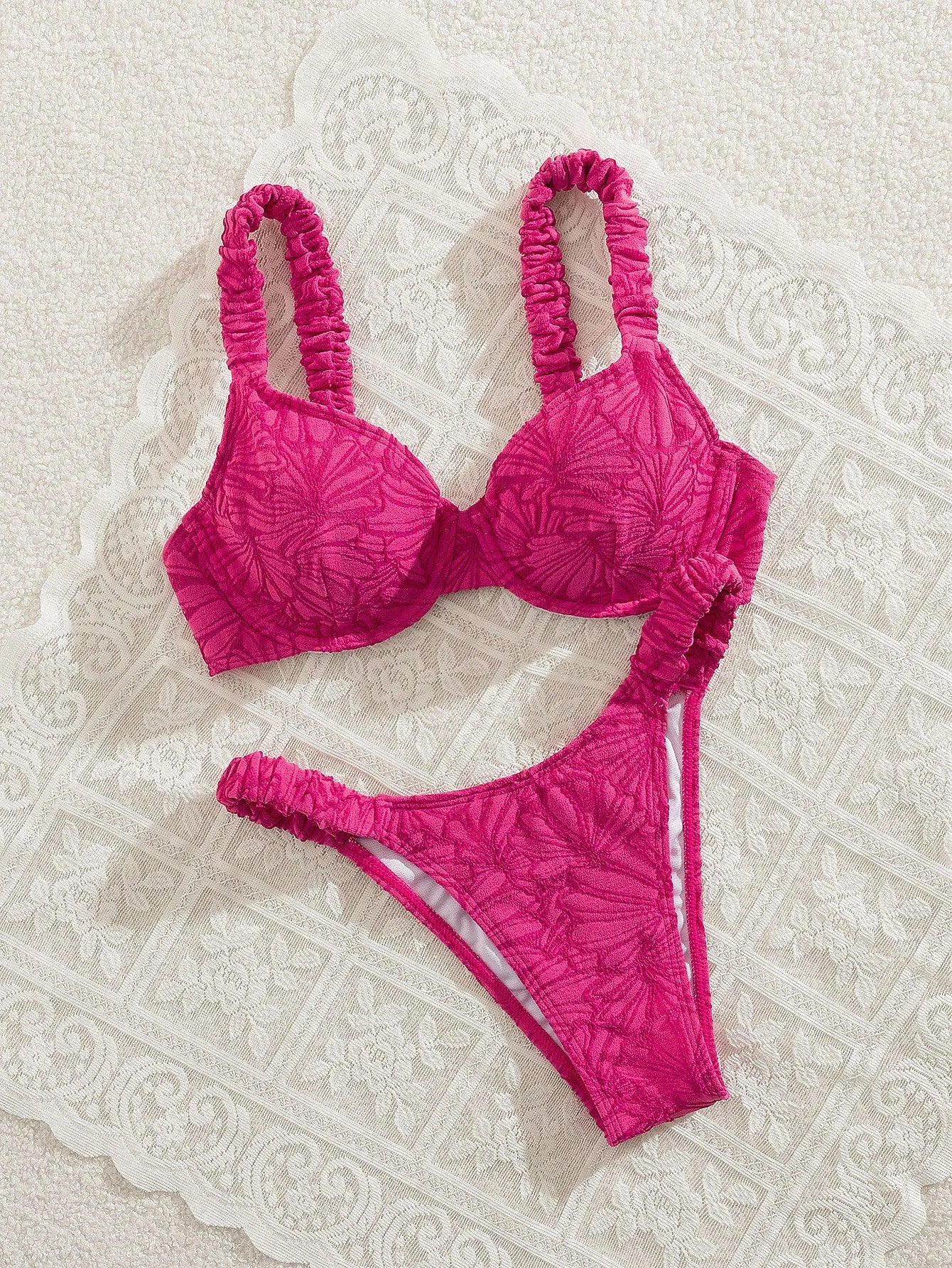 Sexy Hot Pink Bikini Set