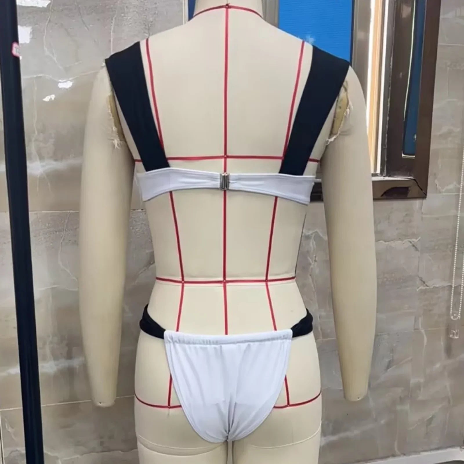 Women's Two Piece Outfits Beachwear White Bikini Set
