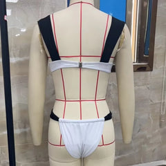Women's Two Piece Outfits Beachwear White Bikini Set