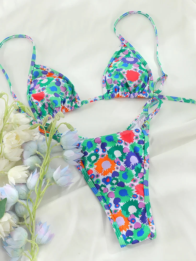Floral Print Bikini