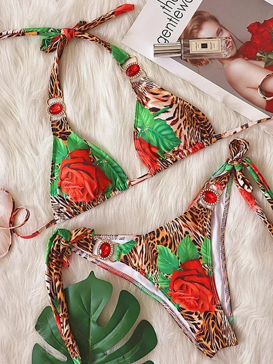 Rhinestone Swimsuit