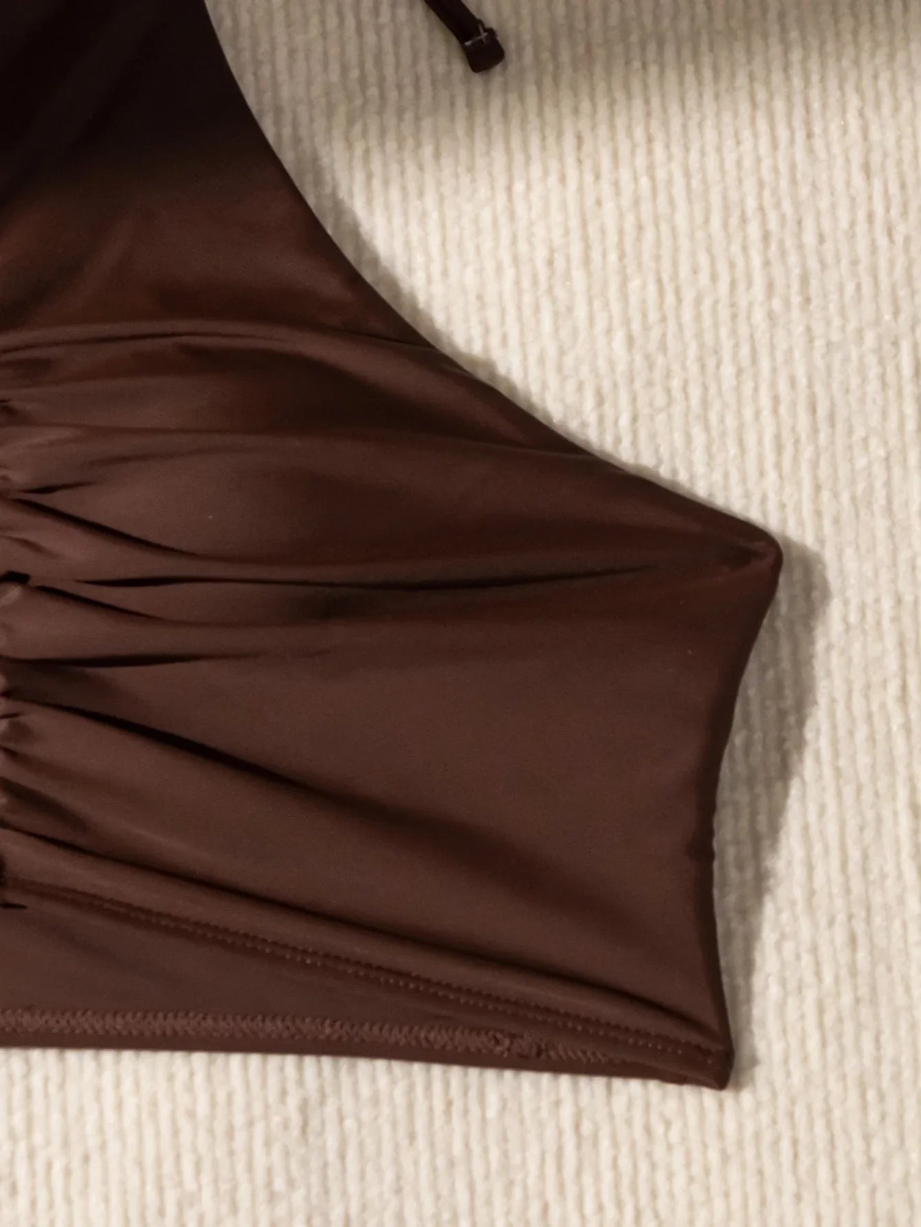 Sexy Halter Pleate Bikini Set