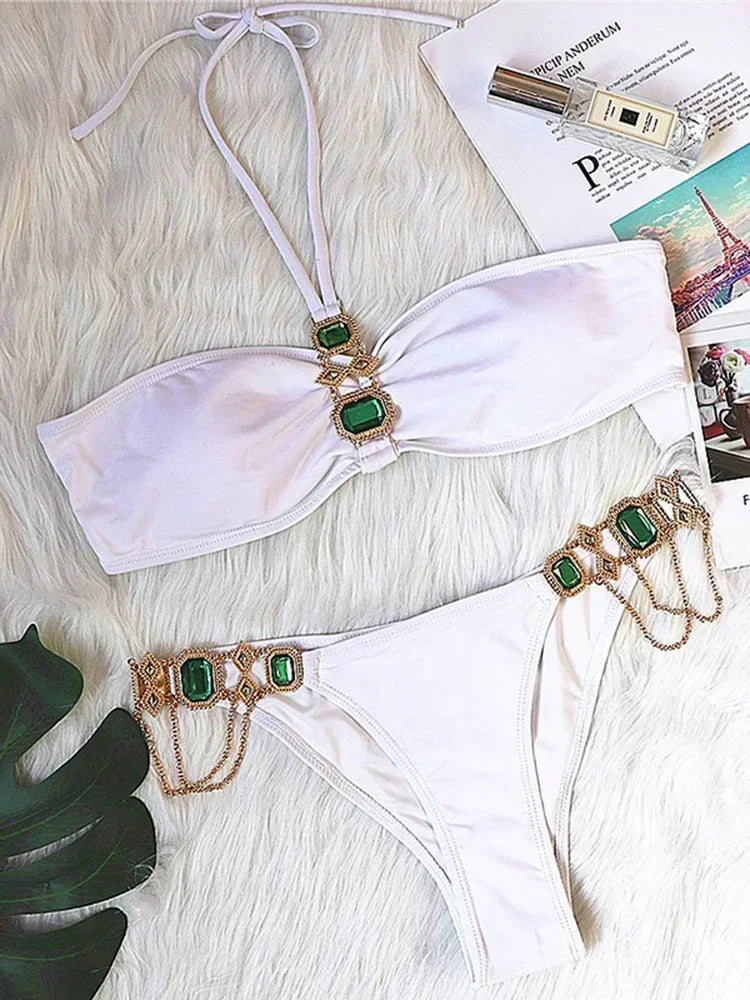 Rhinestone Swimsuit