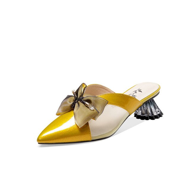 Sinty Women's Elegant Leather Pumps