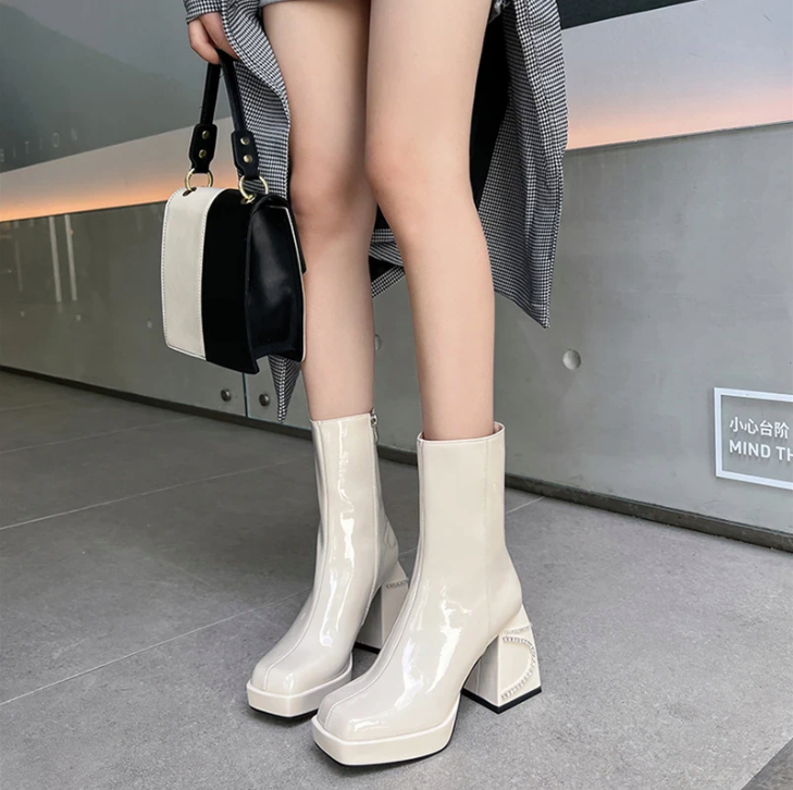 Any Women's Patent Leather Boots