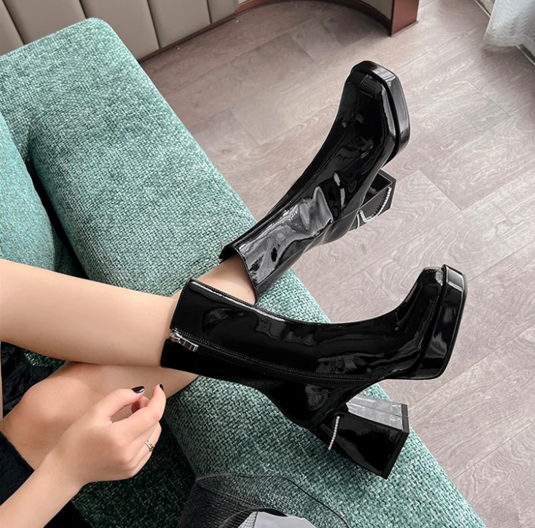 Any Women's Patent Leather Boots