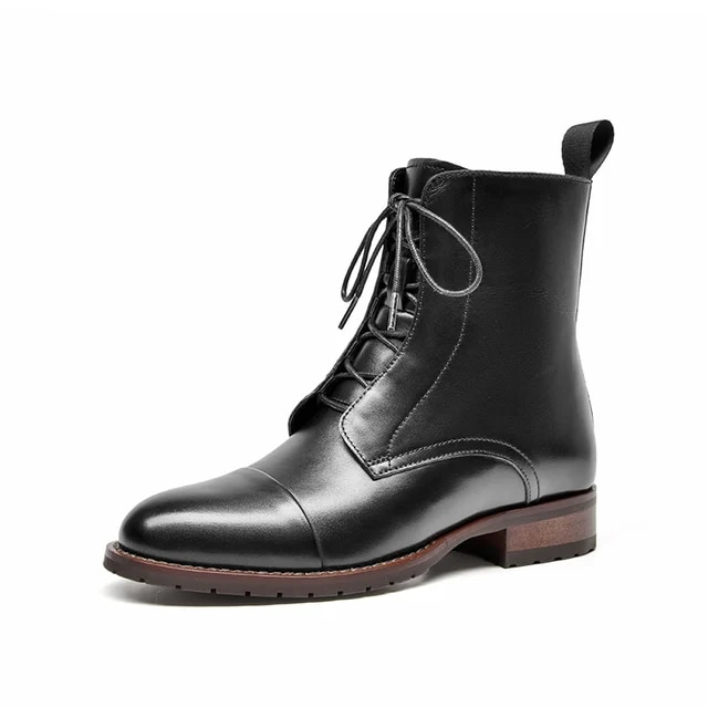 Charlie Women's Leather Lace-Up Boots