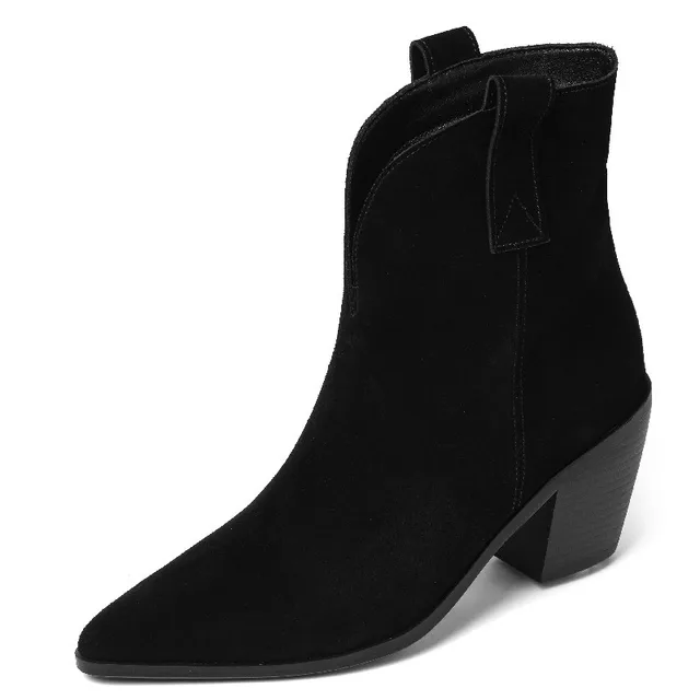 Claret Women's Pointed Toe Boots