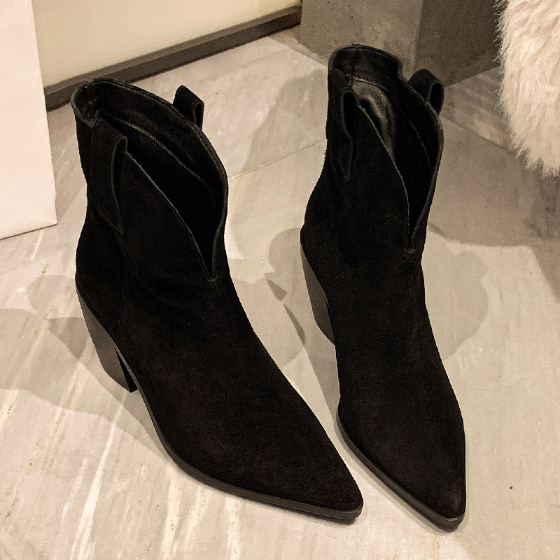 Claret Women's Pointed Toe Boots